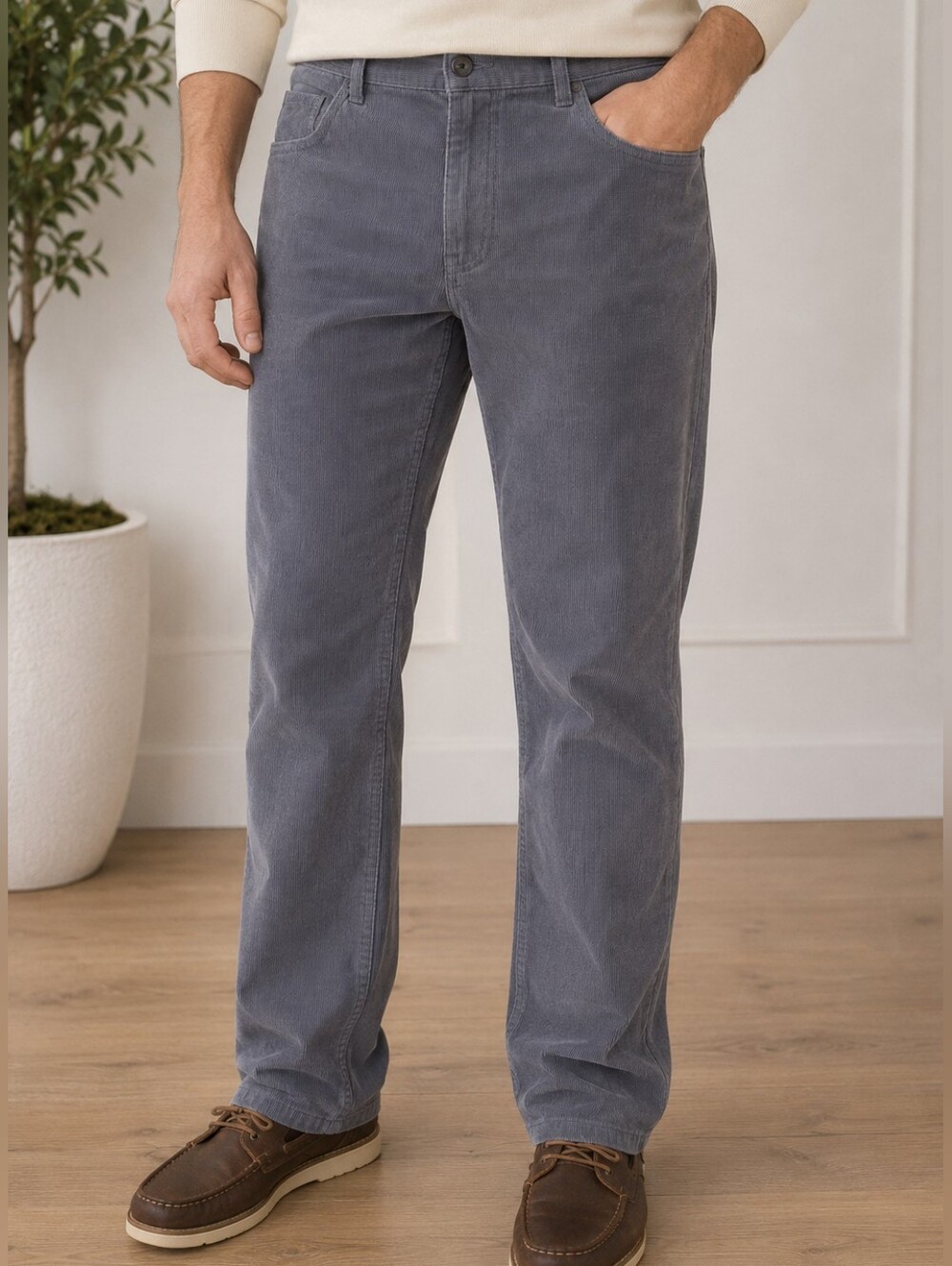 VINEYARD VINES by Shep & Ian | Men's Gray Corduroy Pants Size 35x30